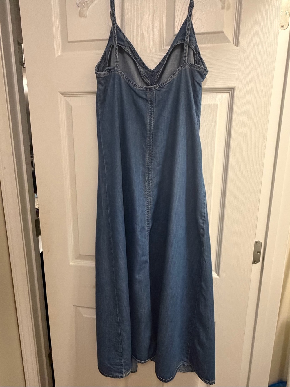 Zara Blue Denim Slip Dress - Picture 3 of 3